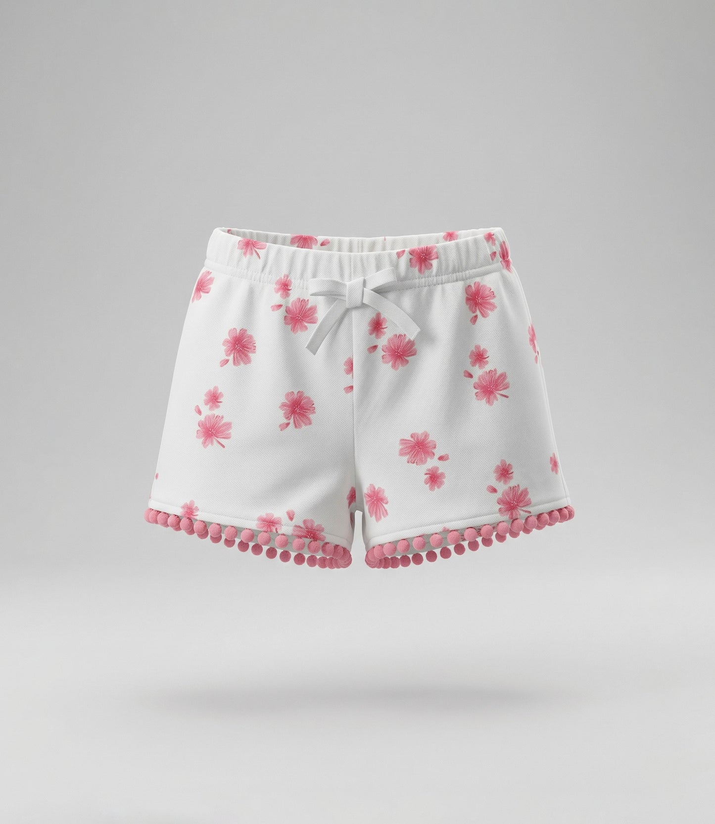 Short bebé floreado 3 meses / Rosado