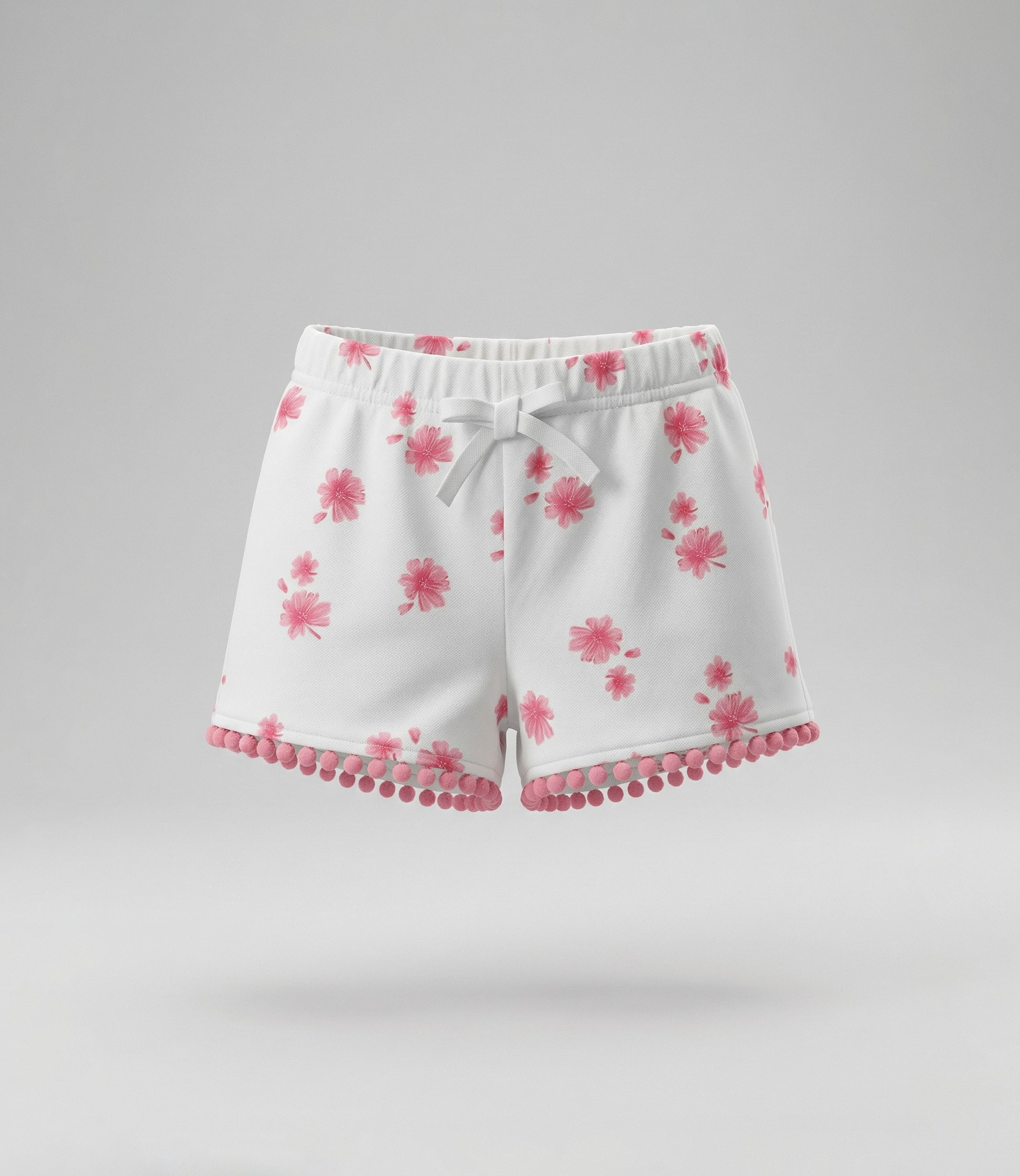 Short bebé floreado 3 meses / Rosado