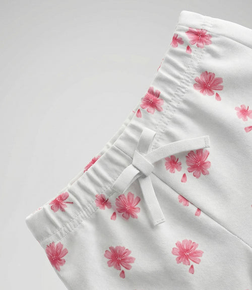 Short bebé floreado 3 meses / Rosado