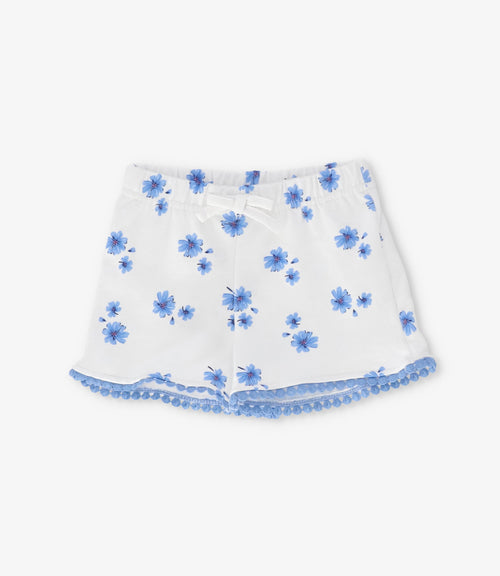 Short bebé floreado 3 meses / Celeste