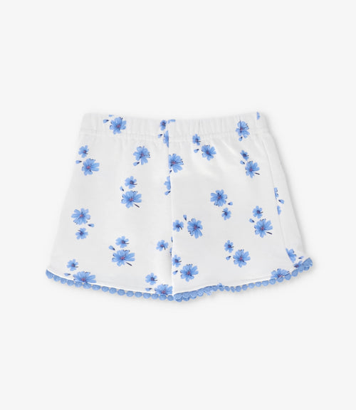 Short bebé floreado 3 meses / Celeste