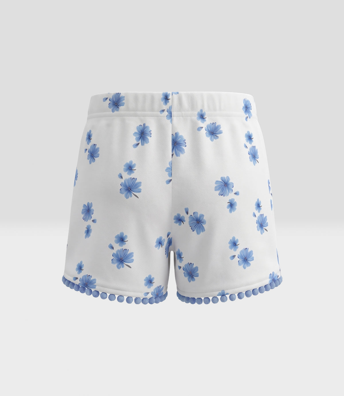 Short bebé floreado 3 meses / Celeste