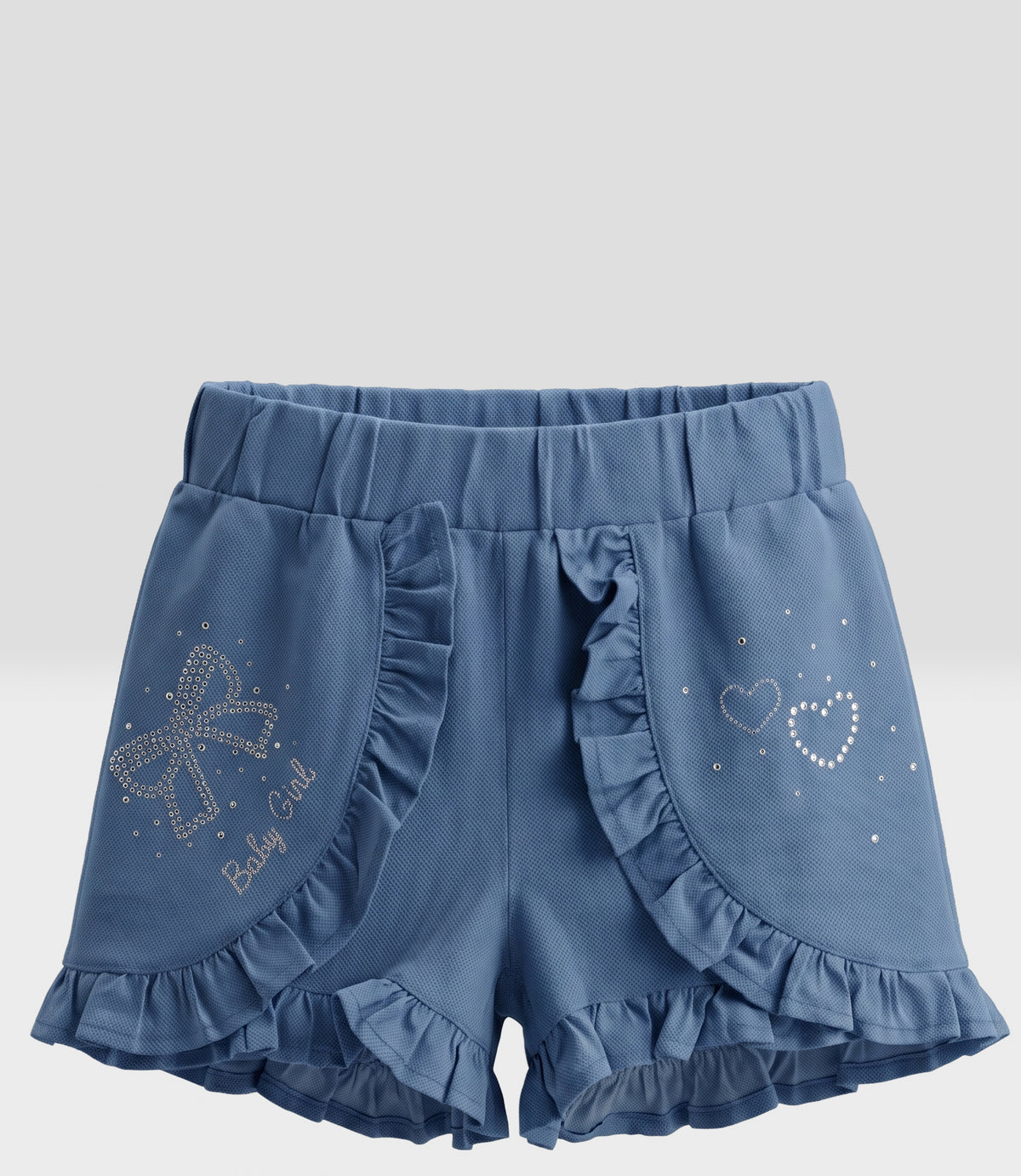 Short bebé con vuelos 3 meses / Azul Marino