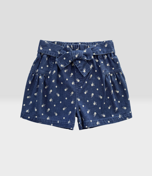 Short bebé de denim 3 meses / Azul Marino