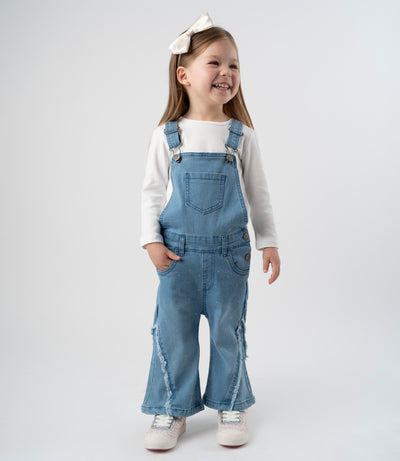 Jardinera bebé de denim flare