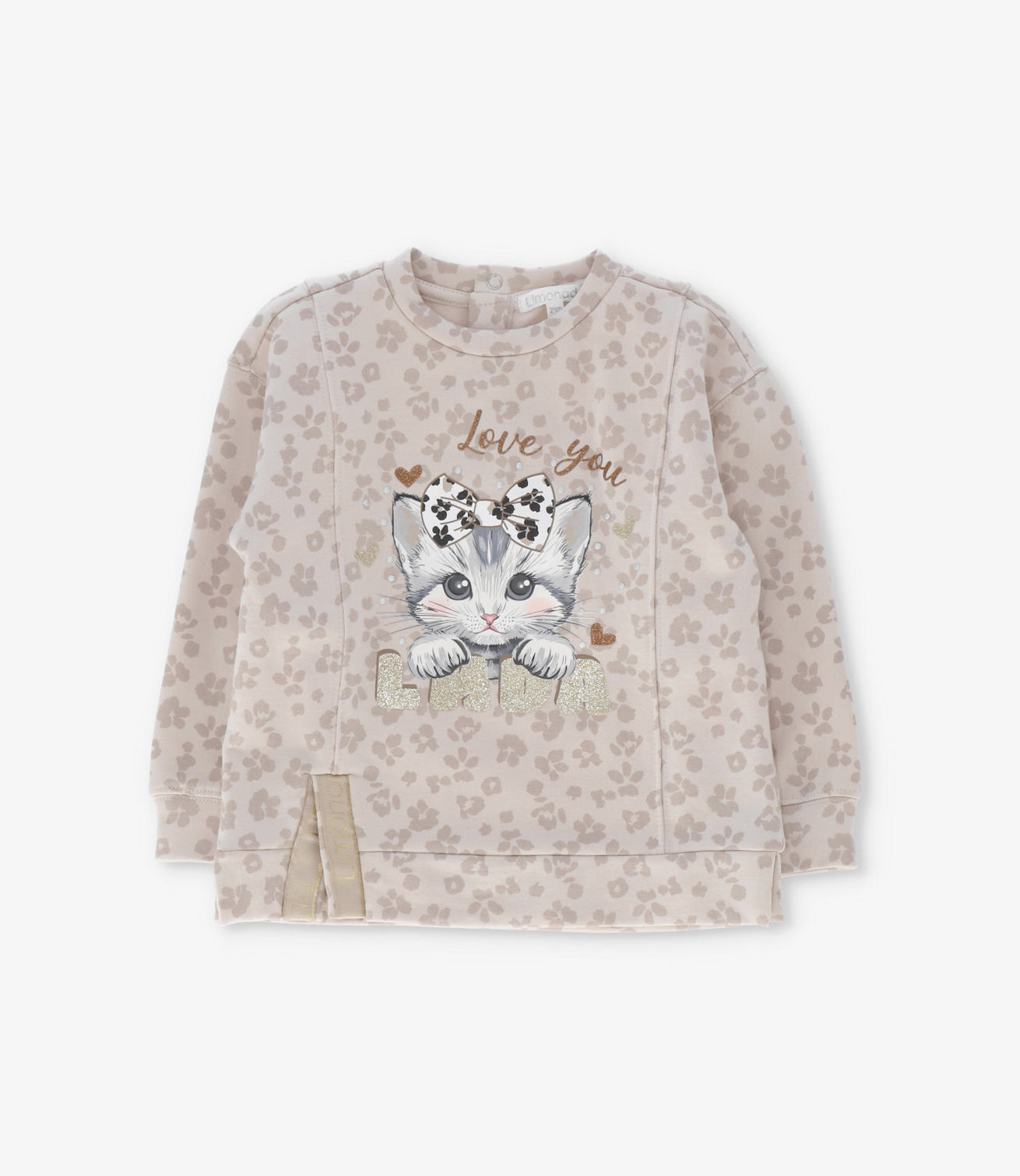 Buzo bebé animal print 3 meses / Beige