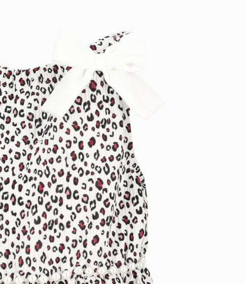 Enterito bebé cuello halter 3 meses / Blanco