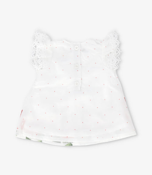 Conjunto bebé con flores