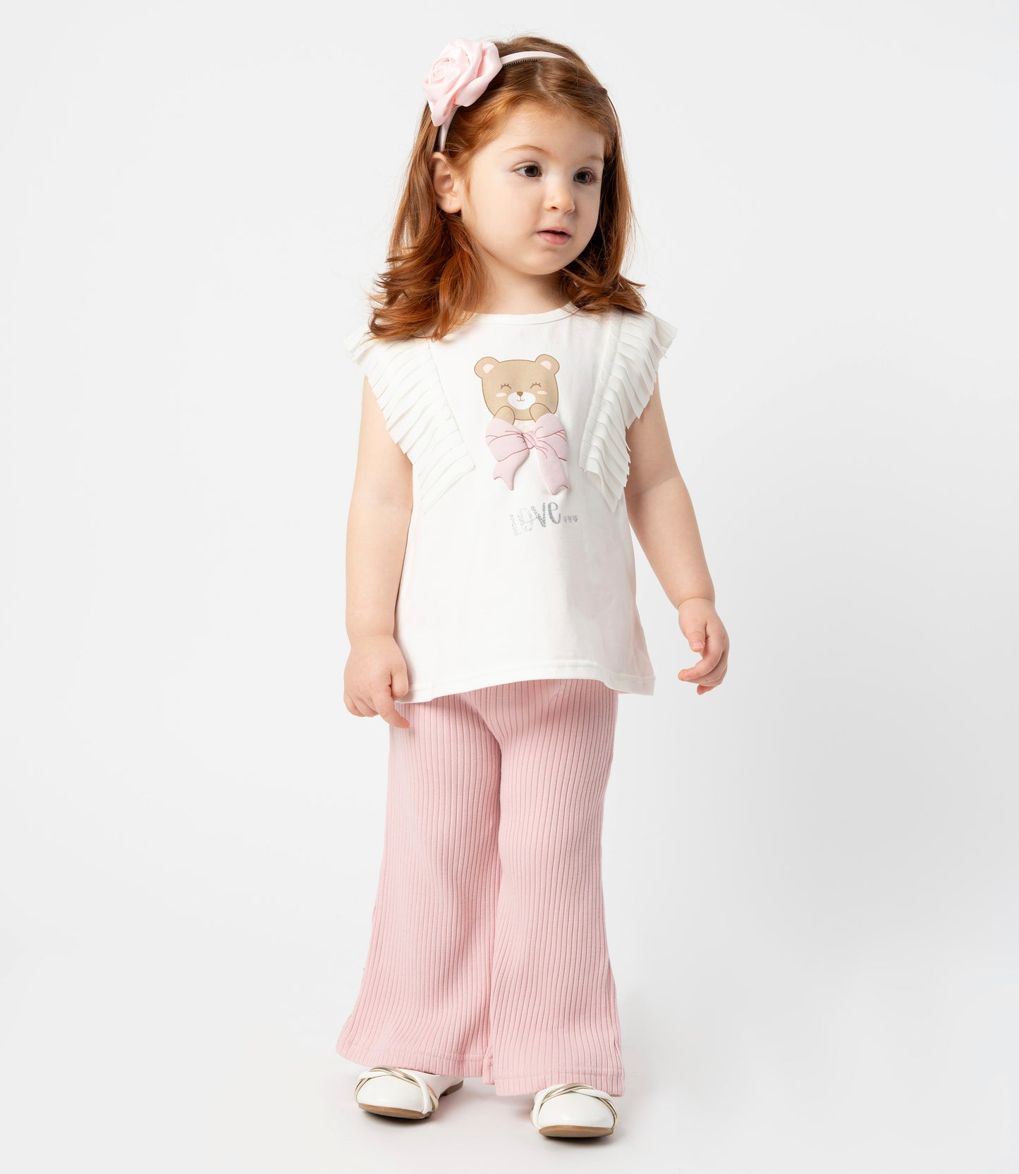 Conjunto bebé de top y pantalón