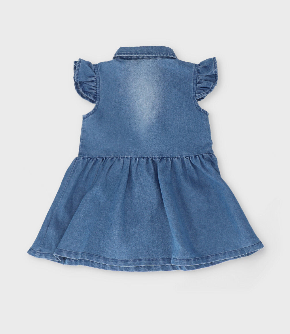 Conjunto bebé con flores 3 meses / Celeste