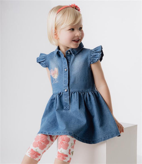 Conjunto bebé con flores