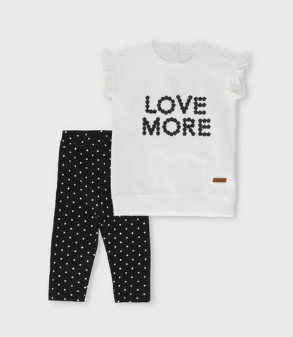 Conjunto bebé puntos y flores