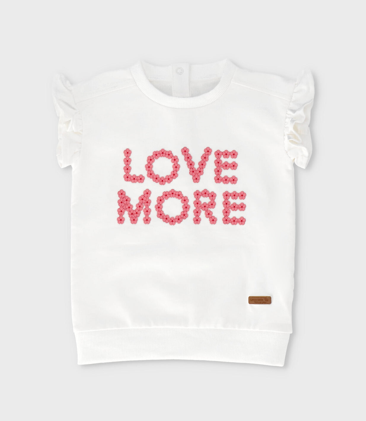 Conjunto bebé puntos y flores 3 meses / Coral