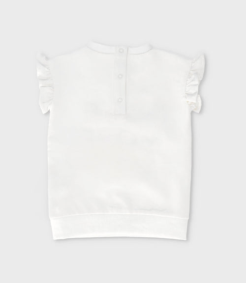 Conjunto bebé puntos y flores 3 meses / Coral