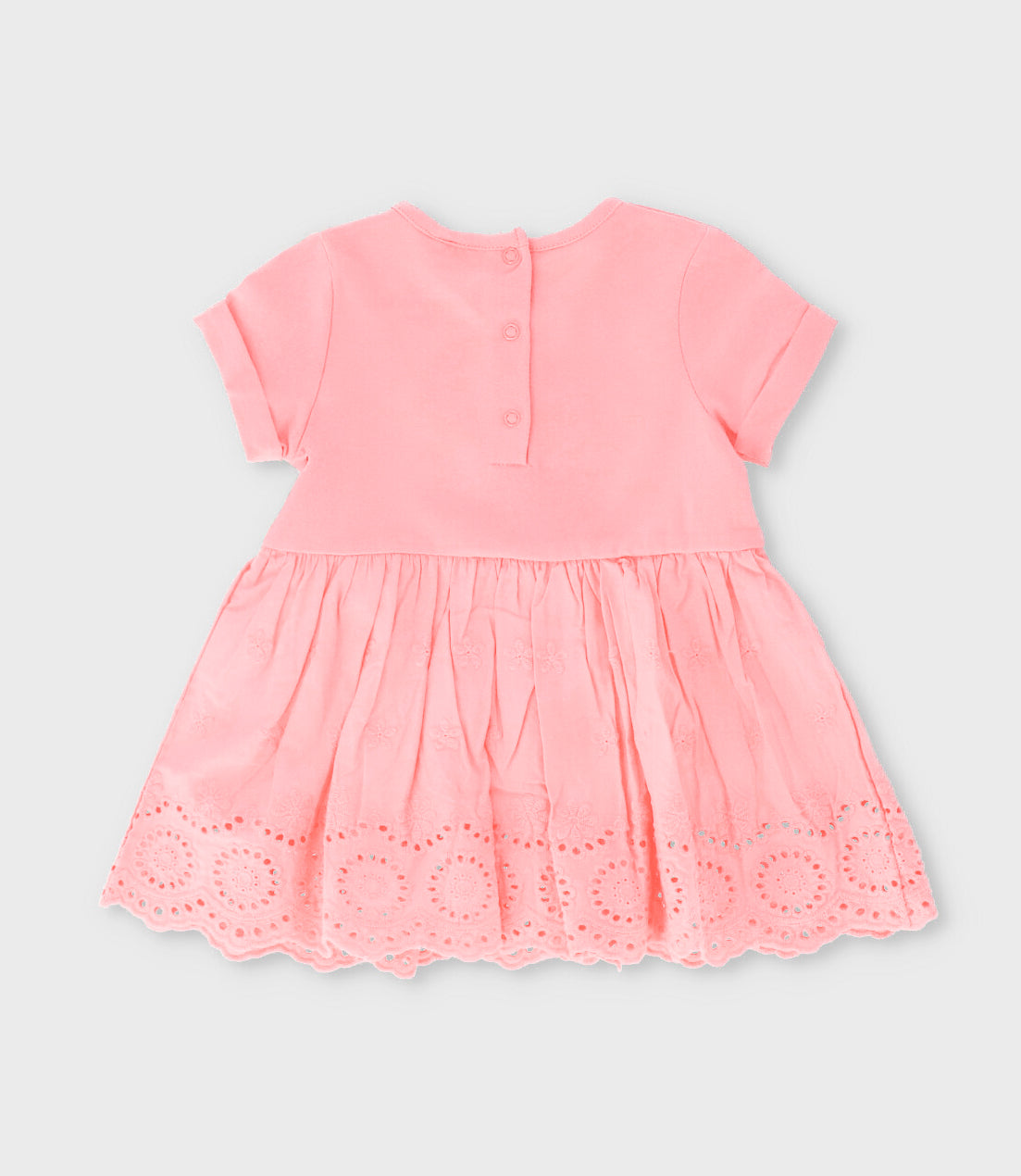 Conjunto bebé con bordado 3 meses / Coral