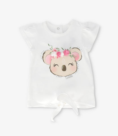 Conjunto bebé con koala y nudo