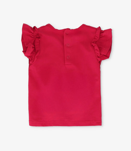 Conjunto bebé con nudo 3 meses / Rojo