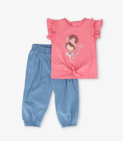 Conjunto bebé con nudo