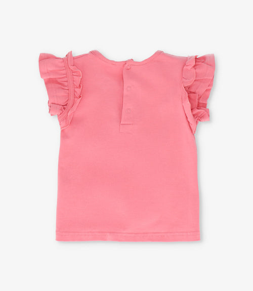 Conjunto bebé con nudo 3 meses / Coral