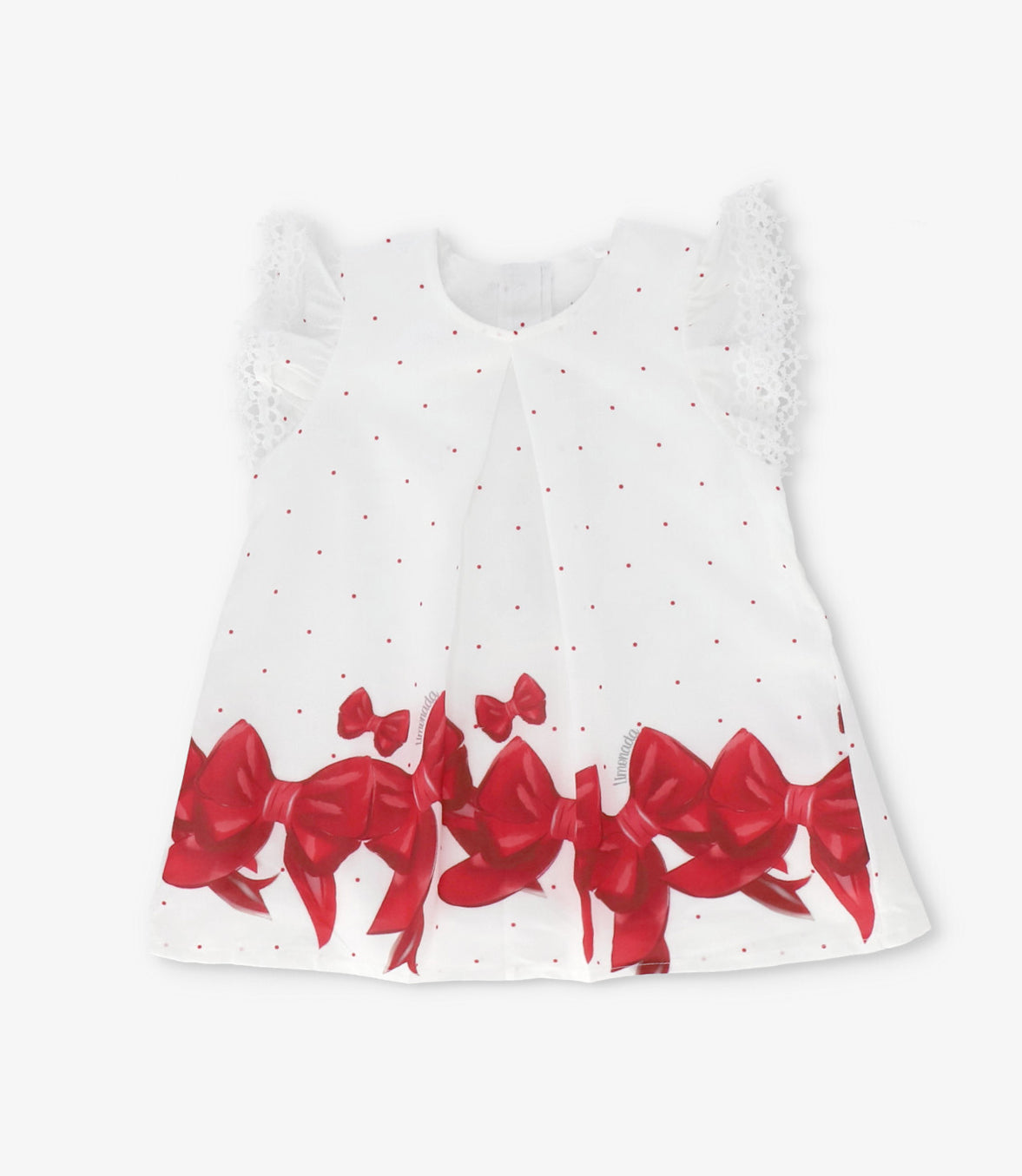 Conjunto bebé con lazos 3 meses / Rojo