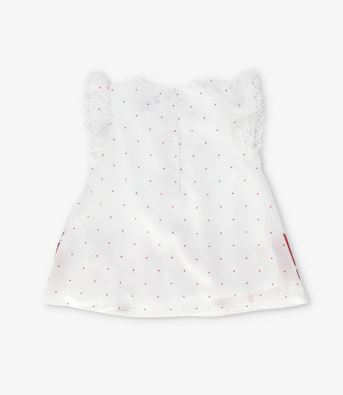 Conjunto bebé con lazos 3 meses / Rojo