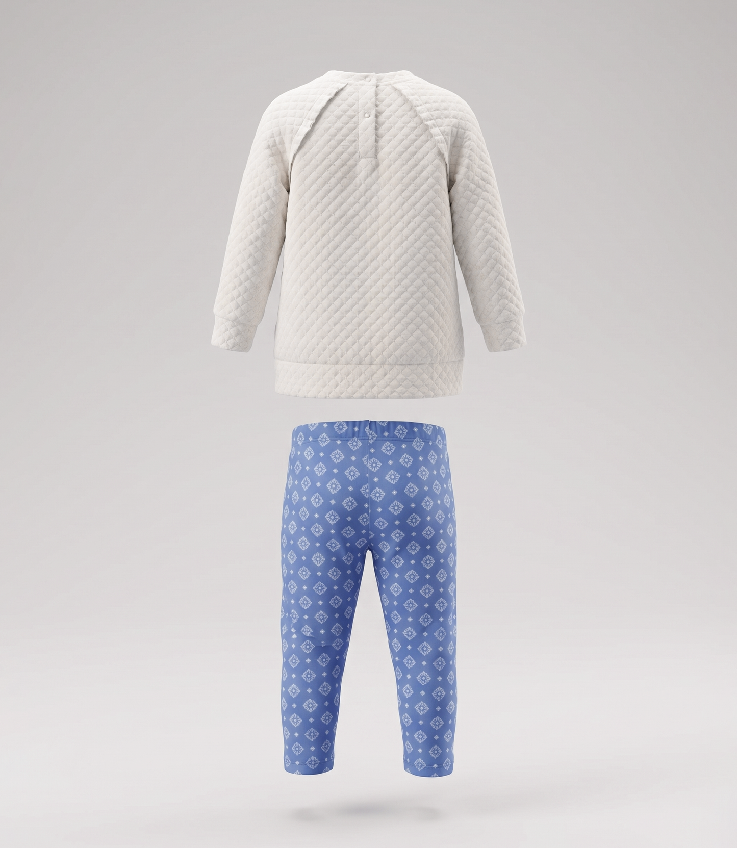Conjunto bebé boho 3 meses / Crudo