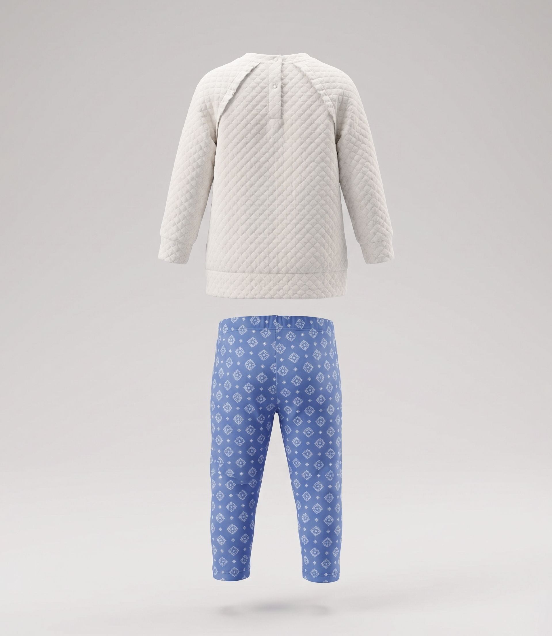 Conjunto bebé boho 3 meses / Crudo