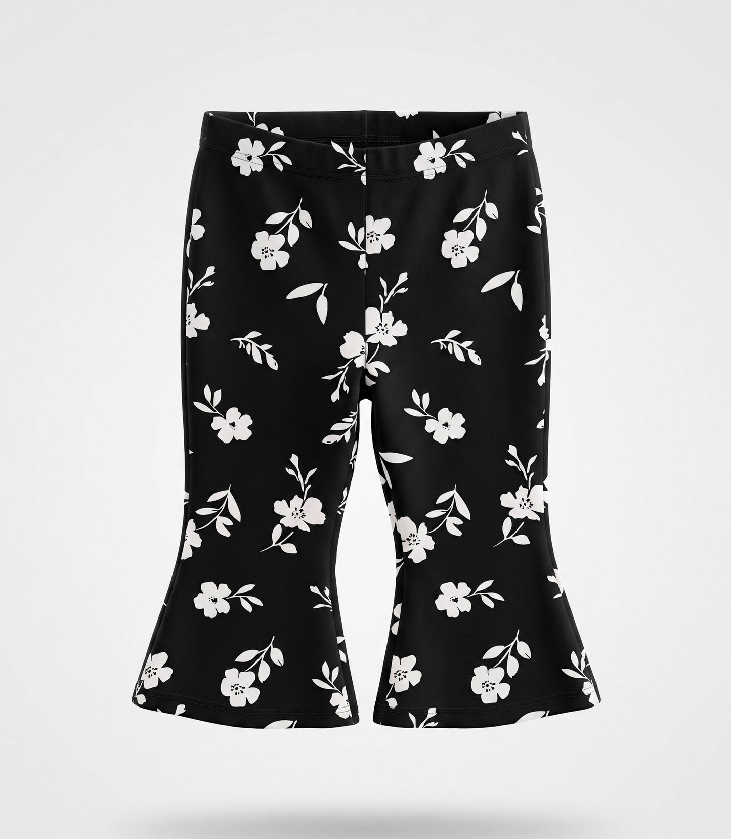 Conjunto bebé con flores 3 meses / Negro