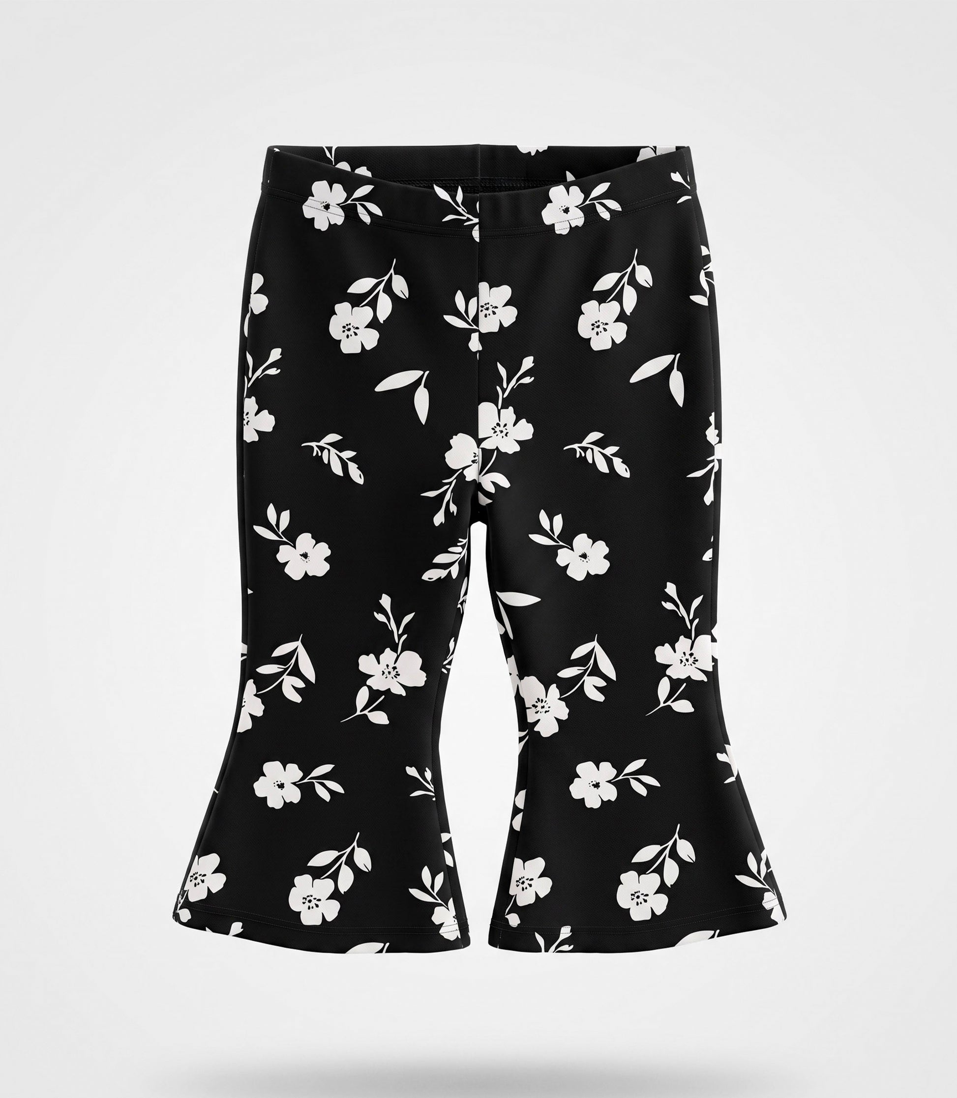 Conjunto bebé con flores 3 meses / Negro