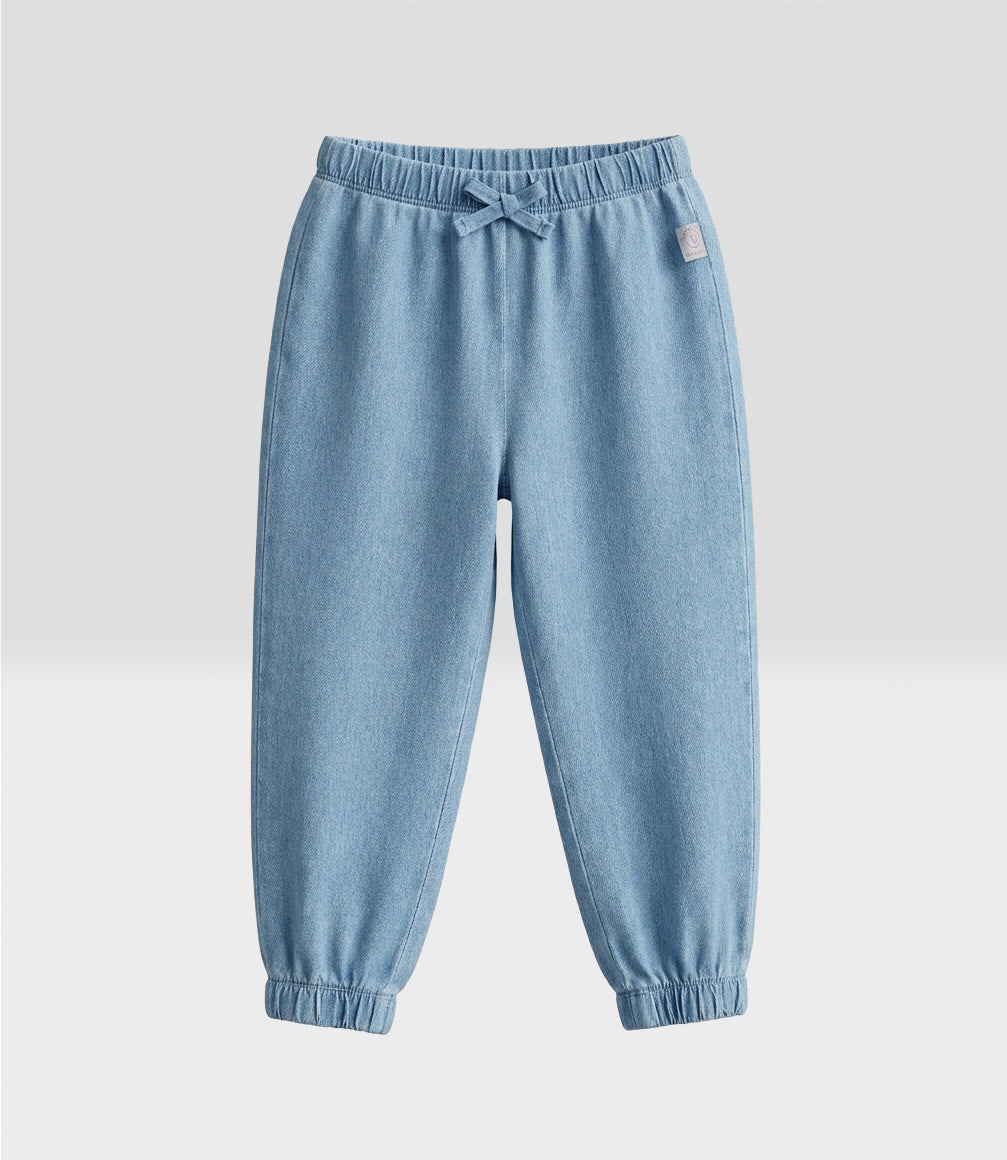 Conjunto bebé de denim 3 meses / Rosado