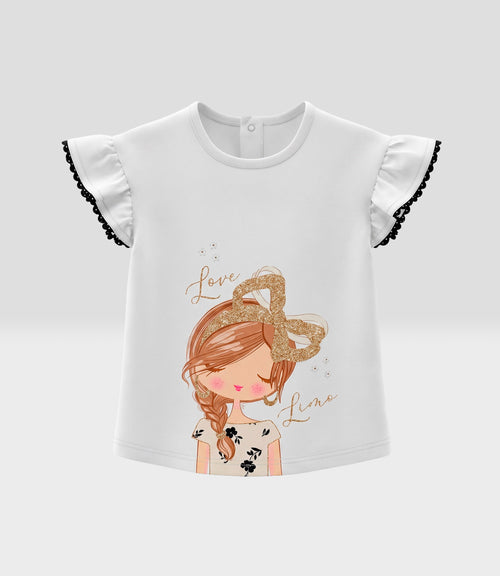 Conjunto bebé con corazones 3 meses / Negro
