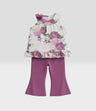 Conjunto bebé con flores