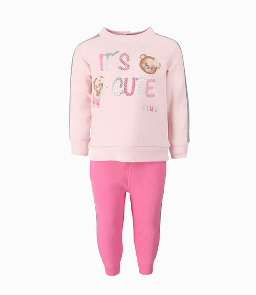 Conjunto Bebé De Polerón Y Pantalón