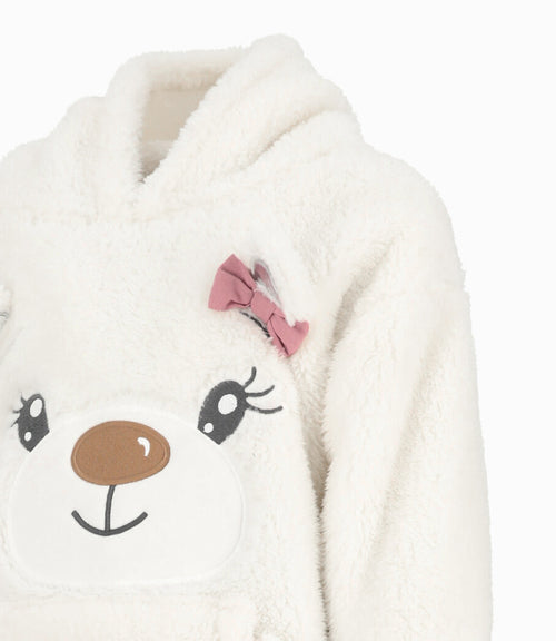 Conjunto Bebé De Polerón Y Calzas 3 meses / Blanco