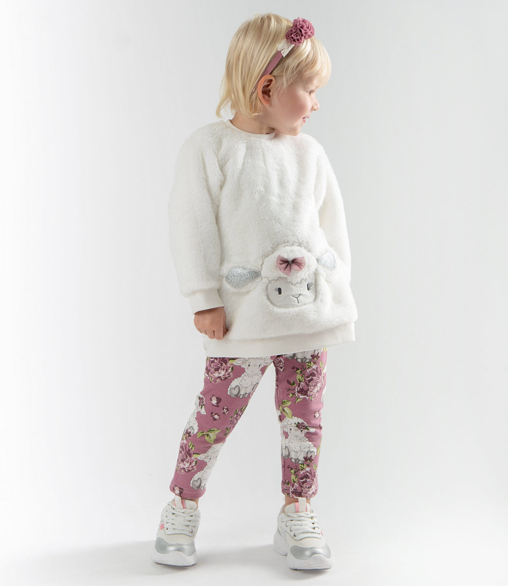 Conjunto bebé niña con oveja