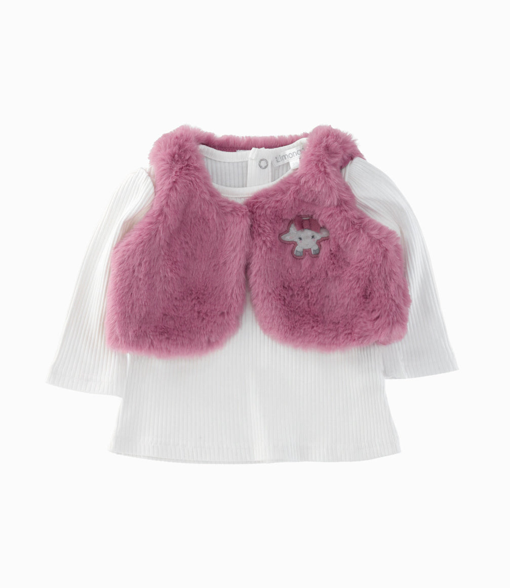 Conjunto bebé niña con bolero