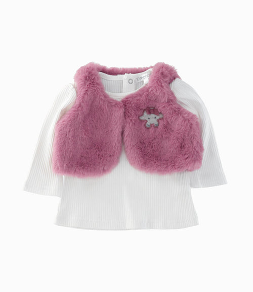 Conjunto bebé niña con bolero