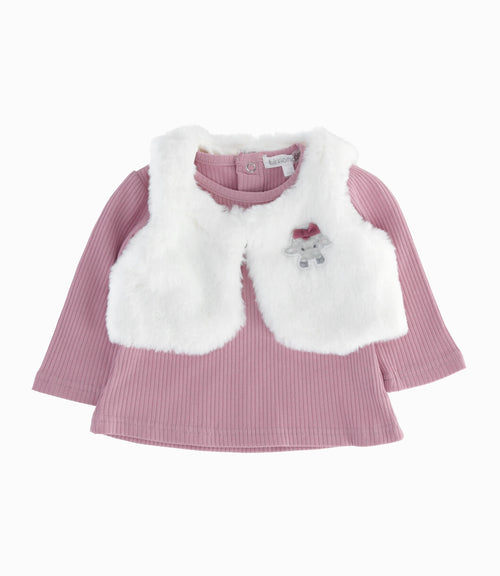 Conjunto bebé niña con bolero