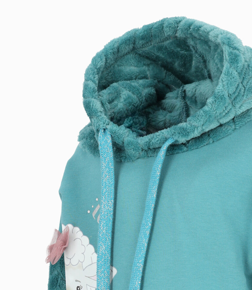 Conjunto bebé niña con oveja 3 meses / Burdeo