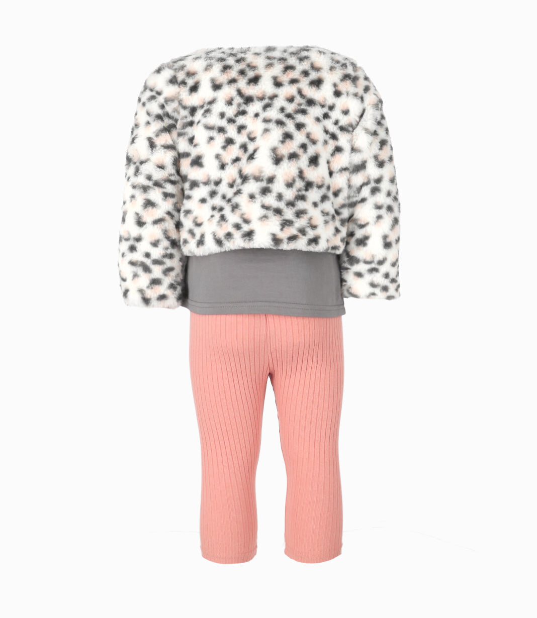 Conjunto bebé niña 3 piezas 3 meses / Palo Rosa