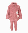 Conjunto bebé niña de polar y calzas