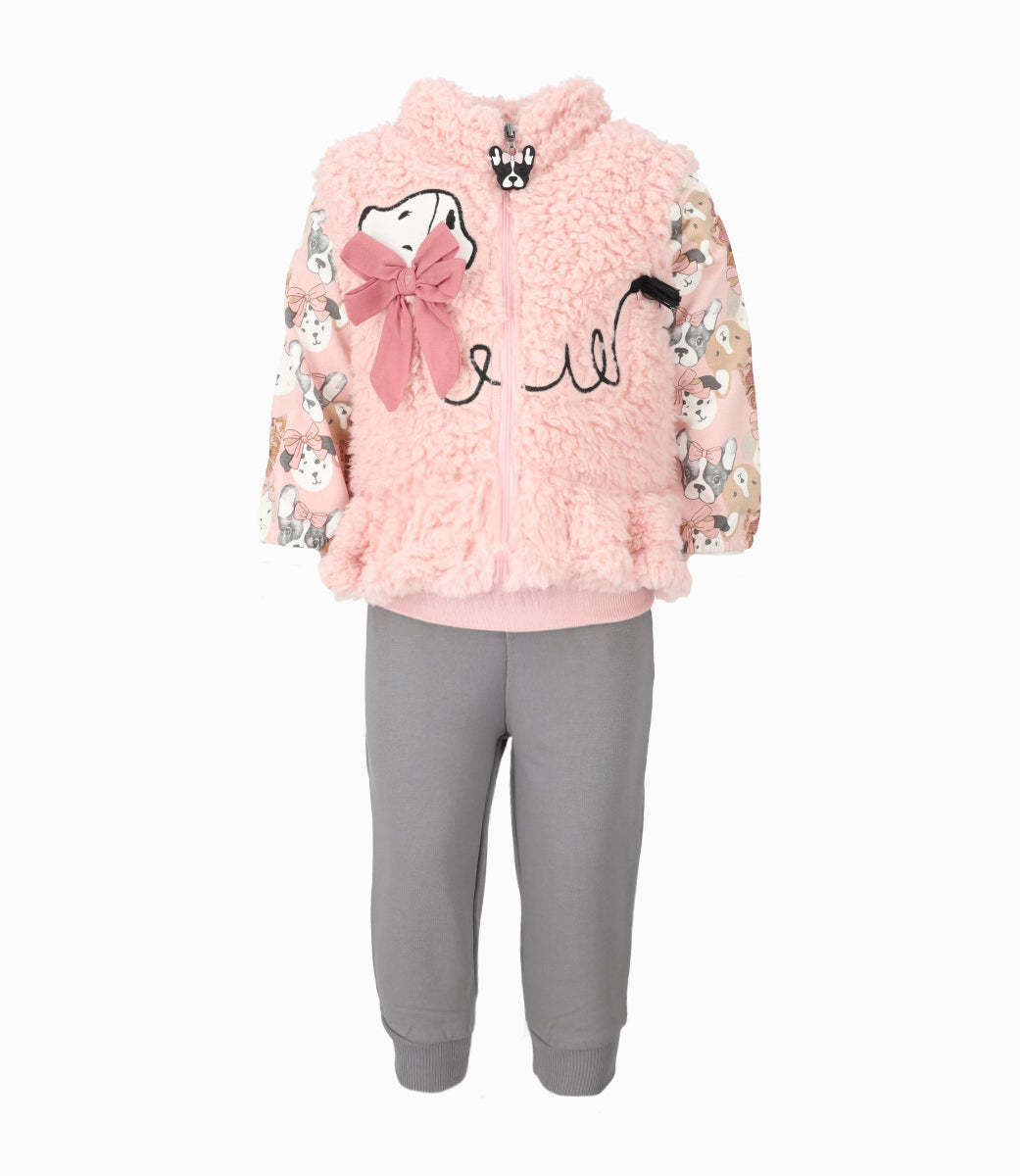 Conjunto bebé niña de 3 piezas 3 meses / Rosado