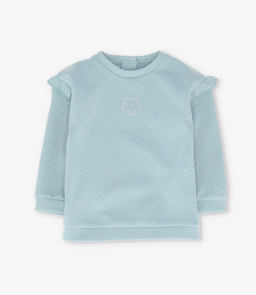 Conjunto bebé con flores