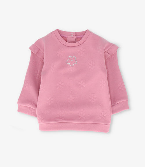 Conjunto bebé con flores