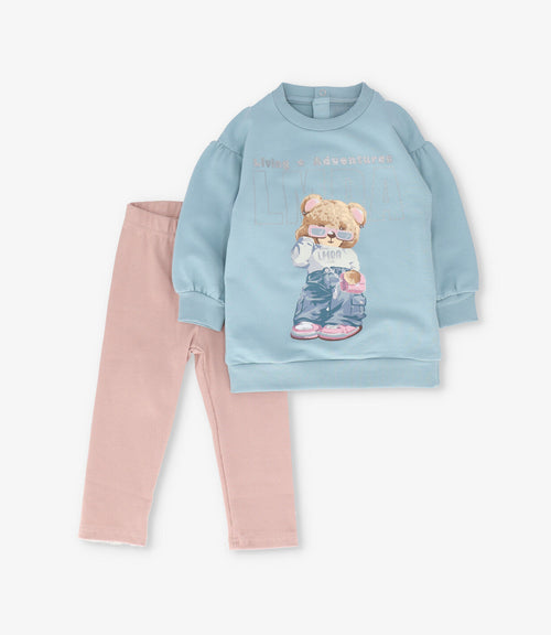 Conjunto bebé con oso