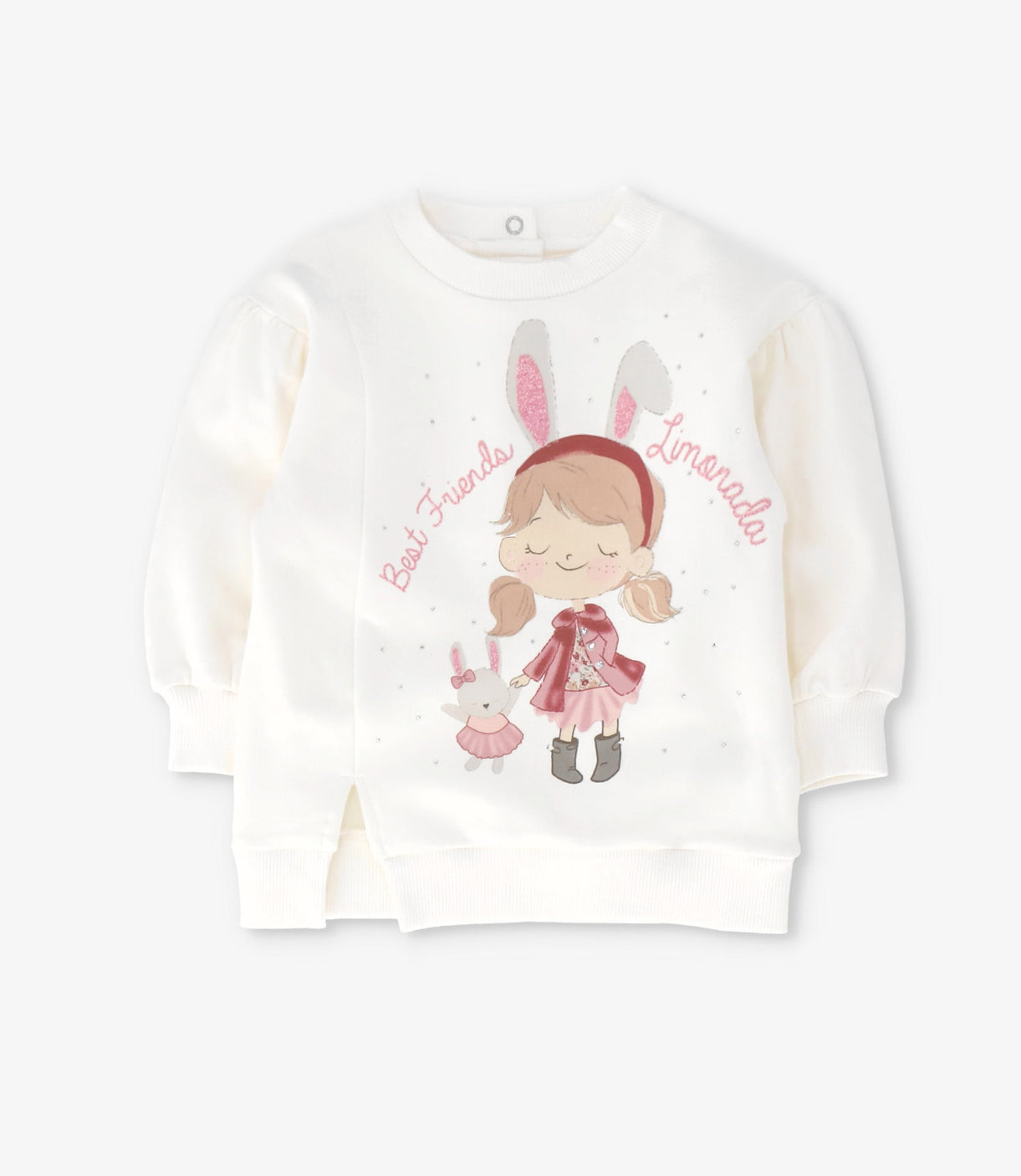 Conjunto bebé con conejo 3 meses / Coral