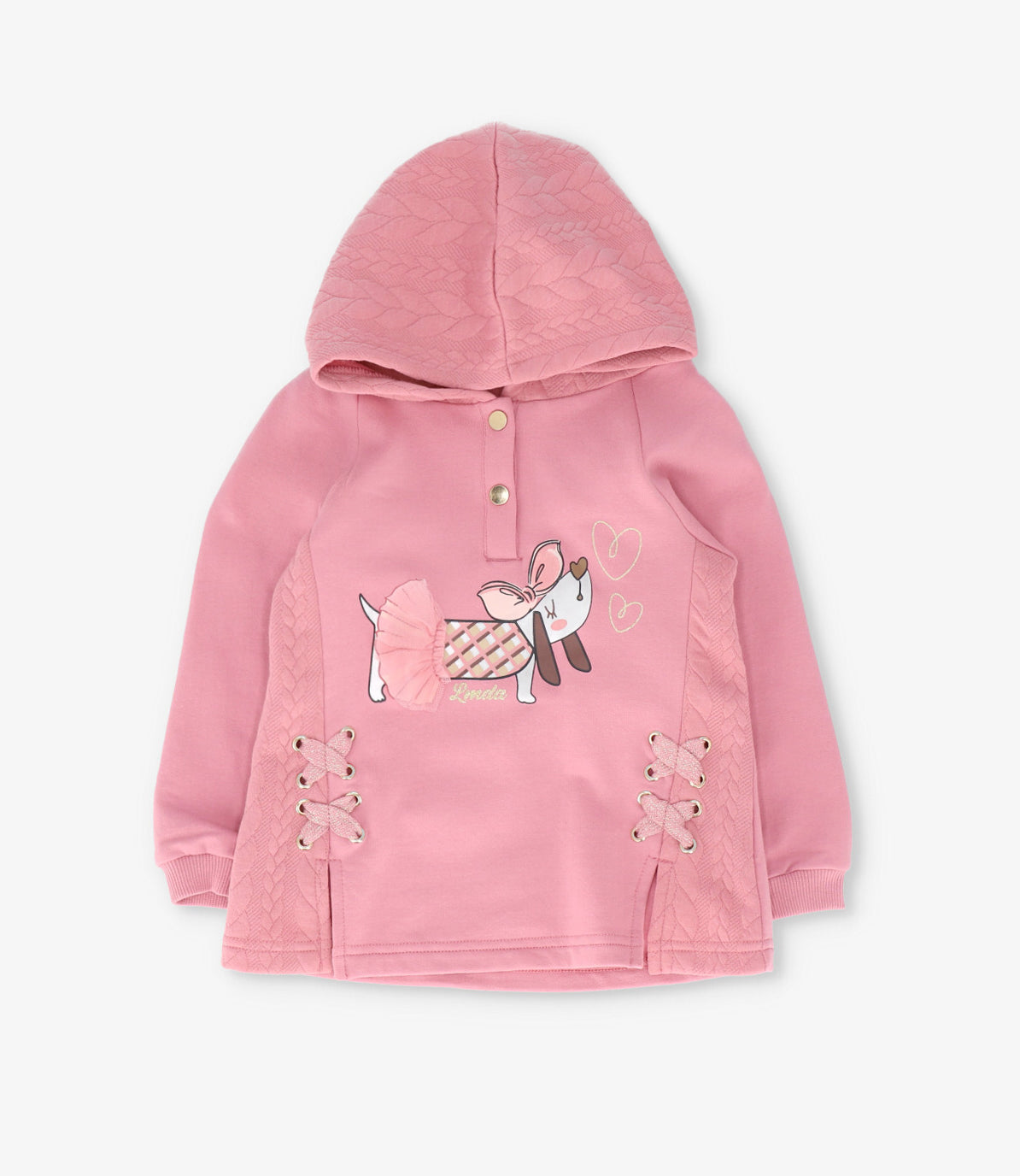 Conjunto bebé con perro 3 meses / Coral