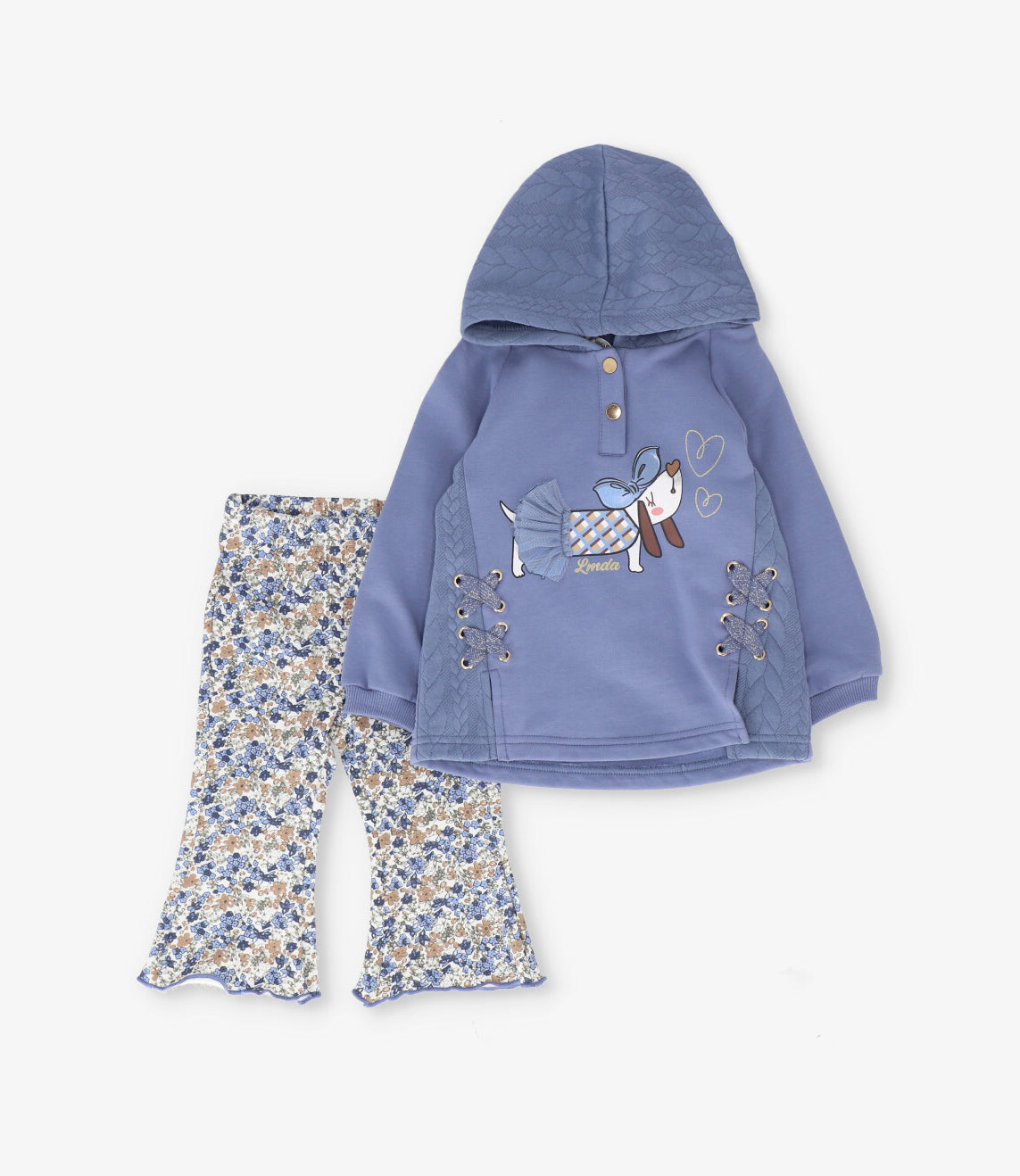 Conjunto bebé con perro 3 meses / Azul Marino