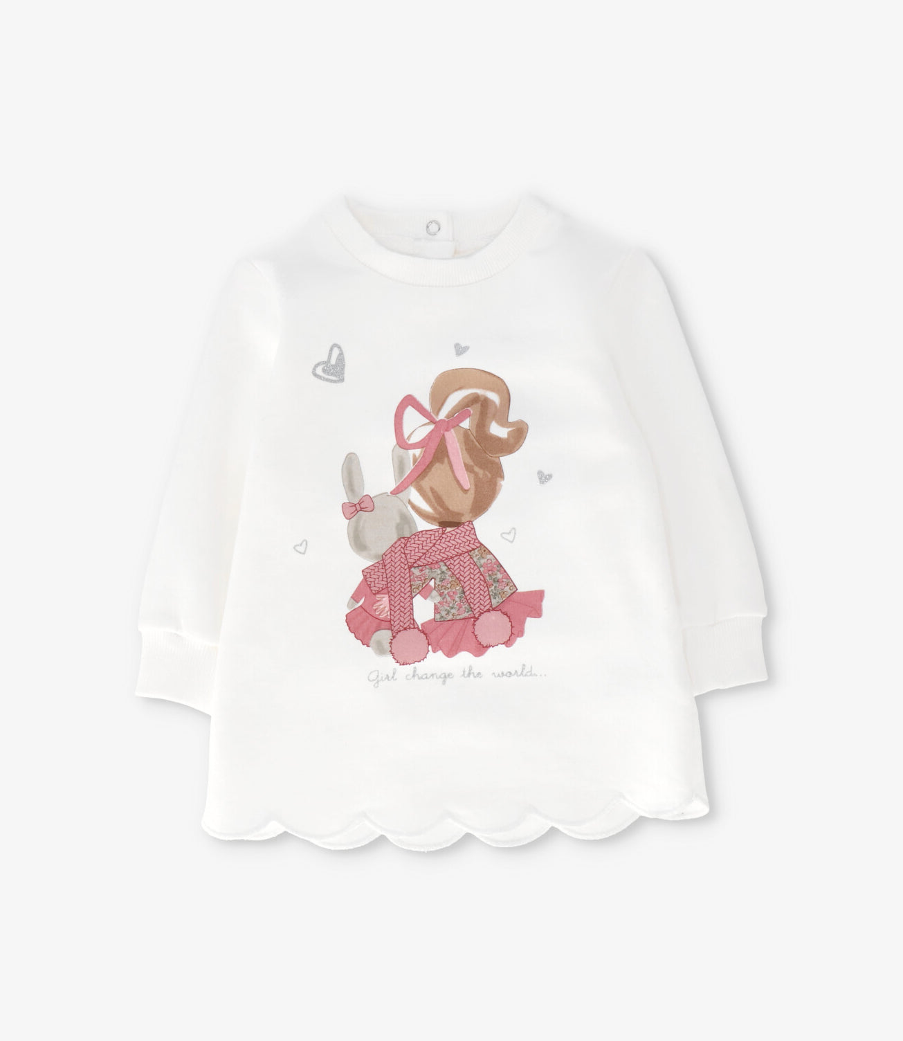 Conjunto bebé con flores