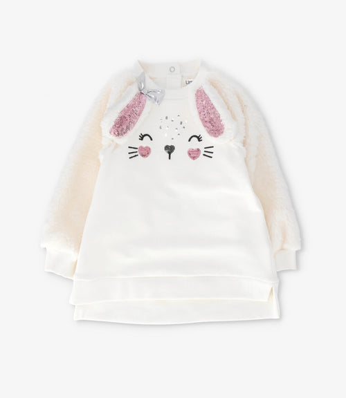 Conjunto bebé de conejo 3 meses / Coral